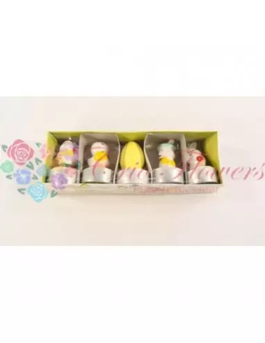 Easter Candles 5 Pcs