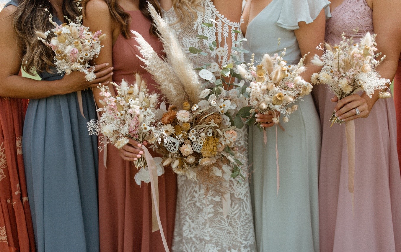 Elemente decorative cu flori uscate – absolut necesare unei nunți!